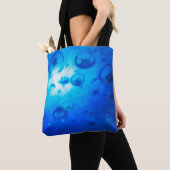 Tote Bag Bleu méduse (De près)
