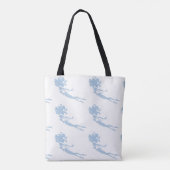 Tote Bag Bleu Mermaid Swimmer Thunder_Cove (Dos)