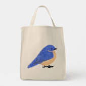 Tote Bag Bleu moderne joyeux (Dos)