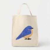 Tote Bag Bleu moderne joyeux (Devant)