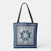 Tote Bag Bleu Nautique (Dos)