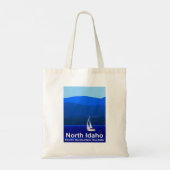 Tote Bag Bleu nord de l'Idaho (Dos)