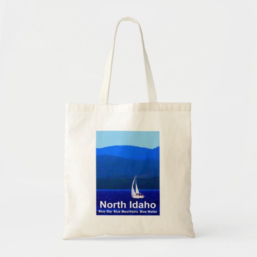 Tote Bag Bleu nord de l'Idaho (Devant)
