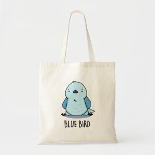 Tote Bag Bleu Oiseau amusant jeu animal