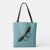 Tote Bag Bleu papillon (Dos)