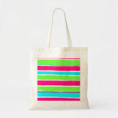 Tote Bag Bleu rose vert (Devant)