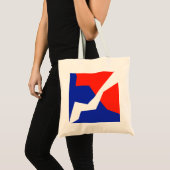 Tote Bag Bleu rouge blanc (Devant (produit))