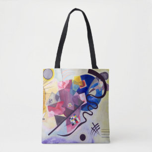 Tote Bag Bleu rouge jaune, Kandinsky sauvage