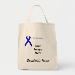 Tote Bag Bleu Standard Ribbon Modèle par Kenneth Yoncich