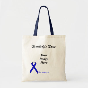Tote Bag Bleu Standard Ribbon Modèle par Kenneth Yoncich