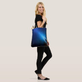 Tote Bag Bleu Streak Stack PAOM Fourre-tout (Sur le modèle)
