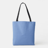 Tote Bag Bleu sur Fleur-de-Lis (Dos)