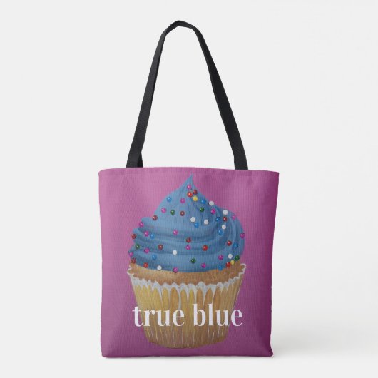 Tote Bag Bleu-tiful - bleu vrai (Dos)