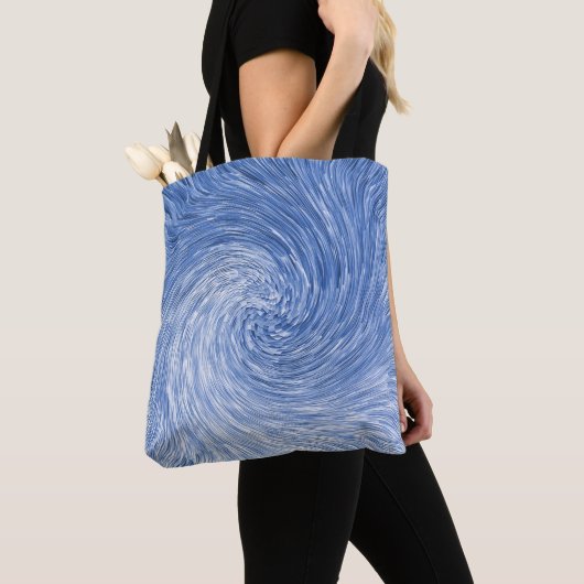 Tote Bag Bleu vacillant....... (De près)