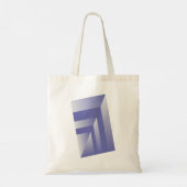 Tote Bag Bleu violet (Dos)