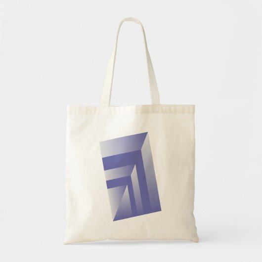 Tote Bag Bleu violet (Devant)