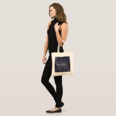 Tote Bag Bleuet National Biélorusse (Devant (modèle))