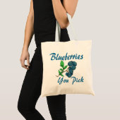 Tote Bag bleuets que vous choisissez (Devant (produit))