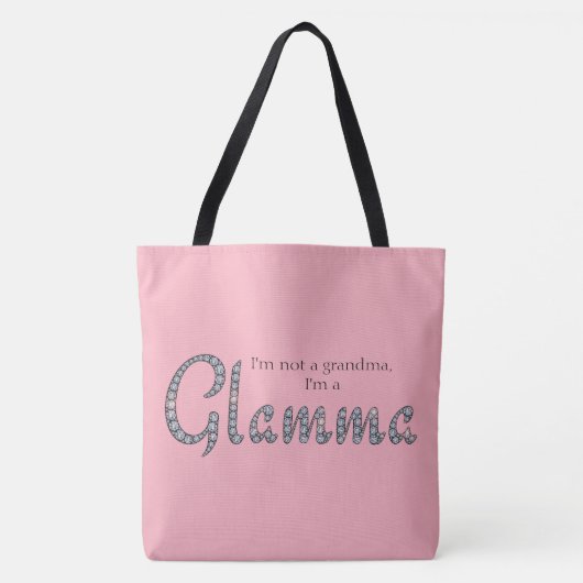 Tote Bag Bling de Glamma et couleur faite sur commande (Devant)