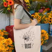Tote Bag Blissant Dandelion Serenity Stylish