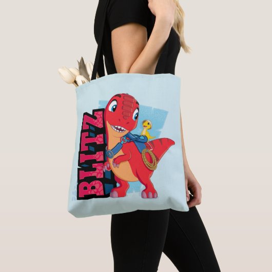 Tote Bag Blitz | Dino Ranch (De près)