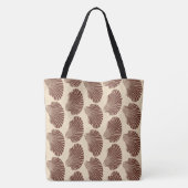 Tote Bag Bloc de coquille de saint Jacques Impression, Brow (Dos)