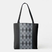 Tote Bag Bloc de couleur Abstrait Monogrammé (Dos)