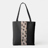 Tote Bag Bloc de couleur avec impression d'animal (Dos)