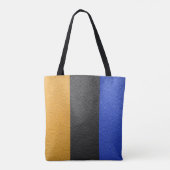 Tote Bag Bloc de couleur géométrique personnalisé (Dos)