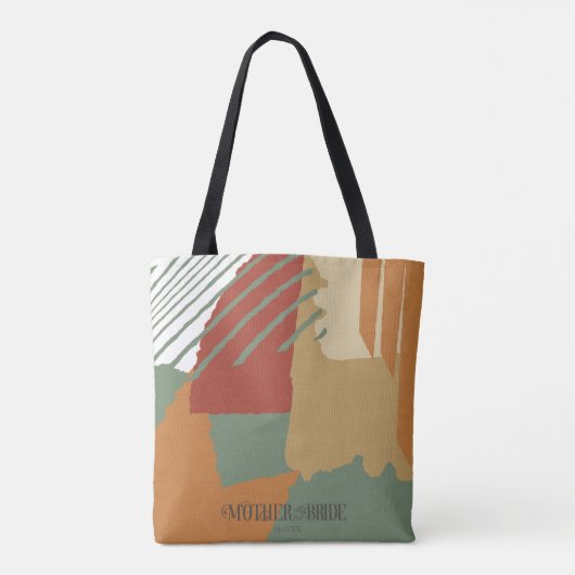 Tote Bag Bloc de couleur Mère de la mariée Automne ID740 (Dos)
