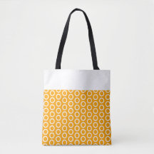 Bloc de couleur Motif d'art blanc jaune chic