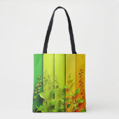 Tote Bag Bloc de couleurs moderne Nature (Devant)