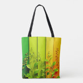 Tote Bag Bloc de couleurs moderne Nature (Dos)