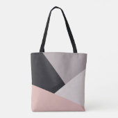 Tote Bag Bloc géométrique élégant moderne élégant de (Dos)