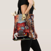 Tote Bag Bloc routier par Norman Rockwell (De près)