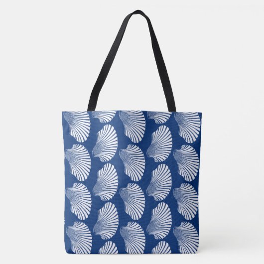 Tote Bag Blocage de coquille de saint Jacques Impression, b (Devant)