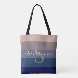 Tote Bag Blocage de couleur Brown de palette esthétique per