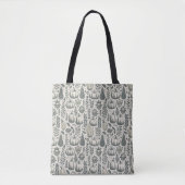 Tote Bag Blocage des gourmandises d'automne Imprimer en ver (Devant)
