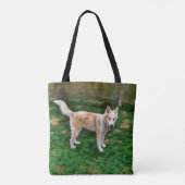 Tote Bag Blond Husky Girl Fourre-tout (Dos)