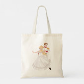 Tote Bag Blonde Princess and Charming Prince Fairytale (Dos)