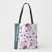 Tote Bag Bloody Halloween Skull Trick ou Treat (Devant)