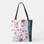 Tote Bag Bloody Halloween Skull Trick ou Treat (Dos)