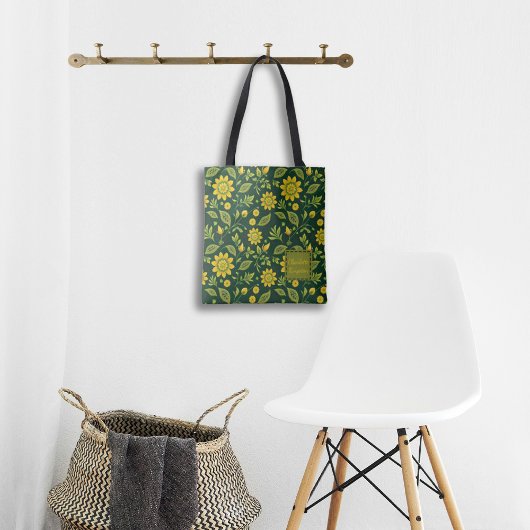 Tote Bag Blooms mystiques de minuit