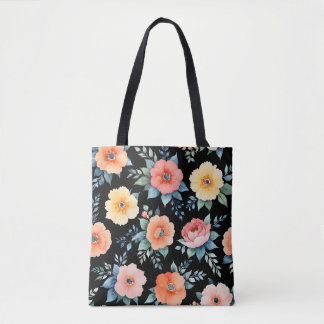 Tote Bag Bloomscape Nocturne
