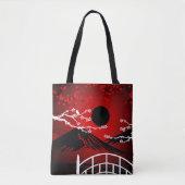Tote Bag Blossom rouge (Devant)