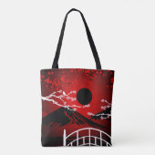 Tote Bag Blossom rouge (Dos)