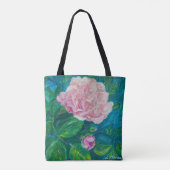 Tote Bag "Blossoms of Love" Rose Fourre-tout (med) (Dos)