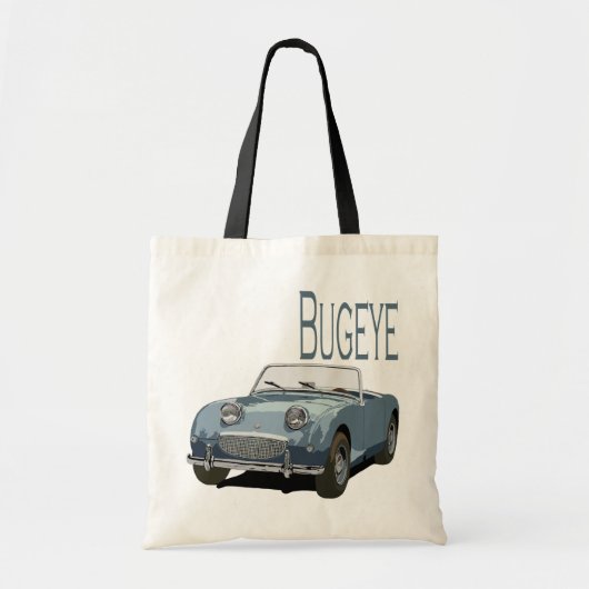 Tote Bag Blue Austin Healey Sprite (Devant)