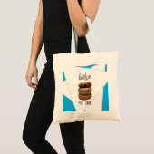 Tote Bag Blue Bake My Day (Devant (produit))