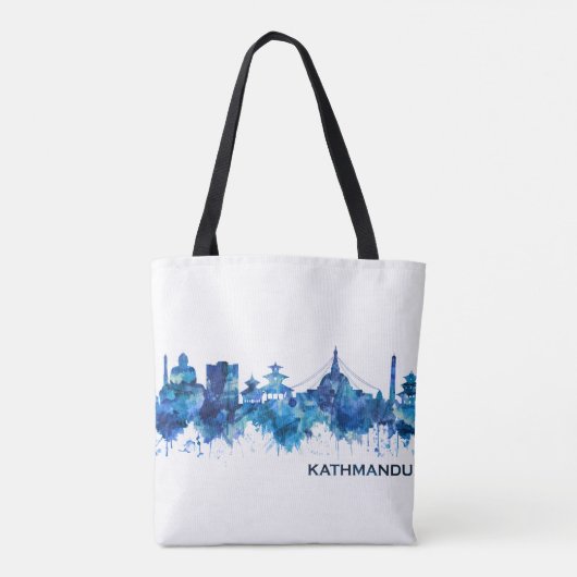 Tote Bag Blue de Katmandou (Dos)